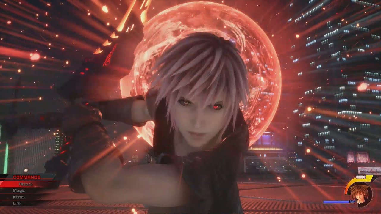 Kingdom hearts 3 DLC Secret Episode Boss Yozora and showing both