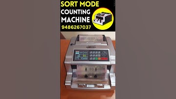 Note Counting Machine With Sort Mode #note #counting #machine #sort #chennai #eromart #shorts