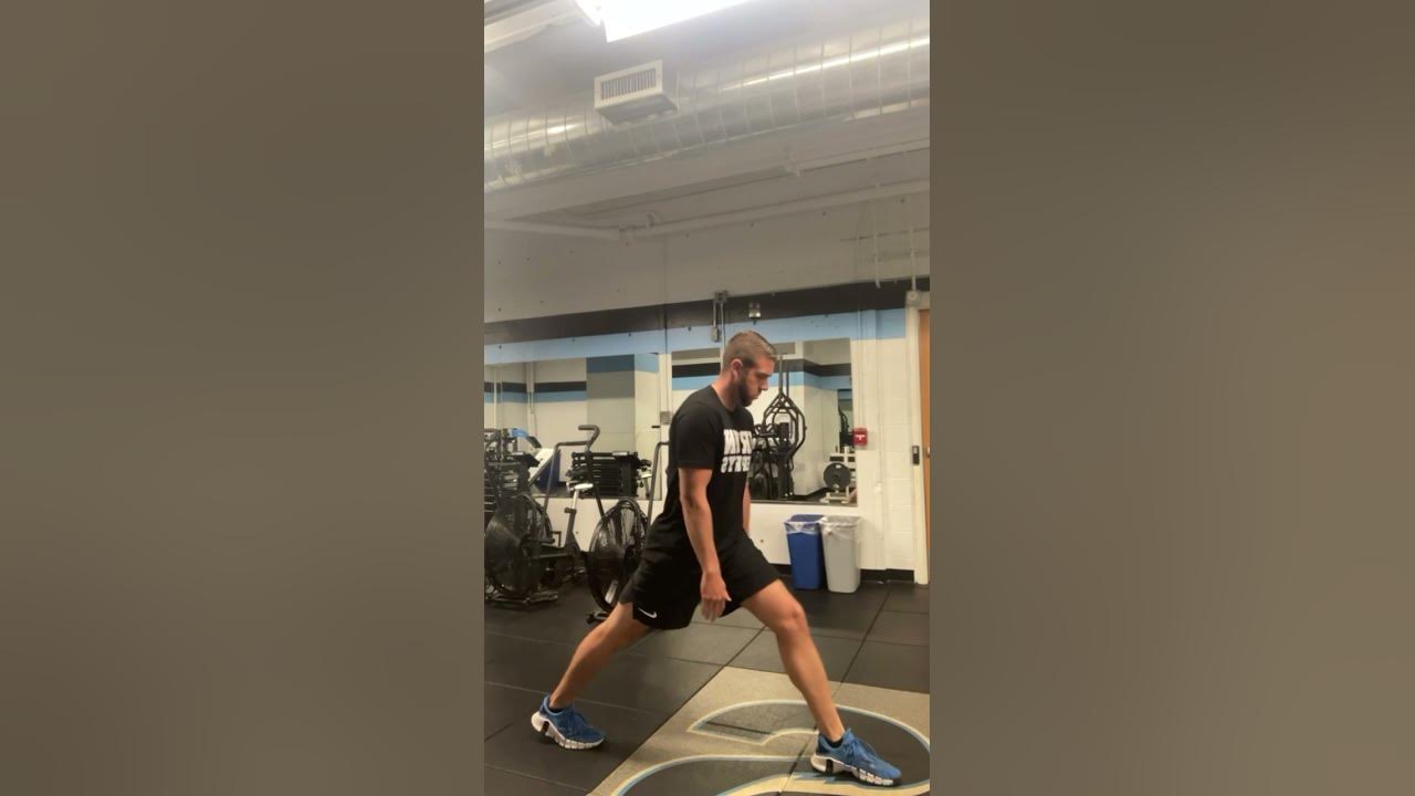 Straight Leg Lunge - YouTube