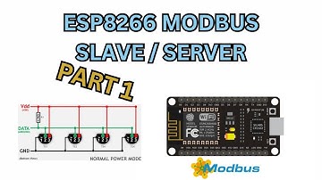 ESP8266 as a Modbus Slave Over RS485: Temperature Monitoring Made Easy! Part I