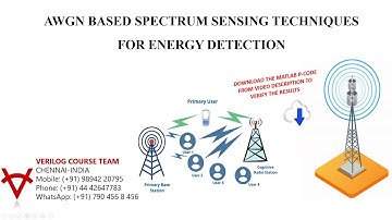AWGN BASED SPECTRUM SENSING TECHNIQUES FOR ENERGY DETECTION-DOWNLOAD THE MATLAB P-CODE