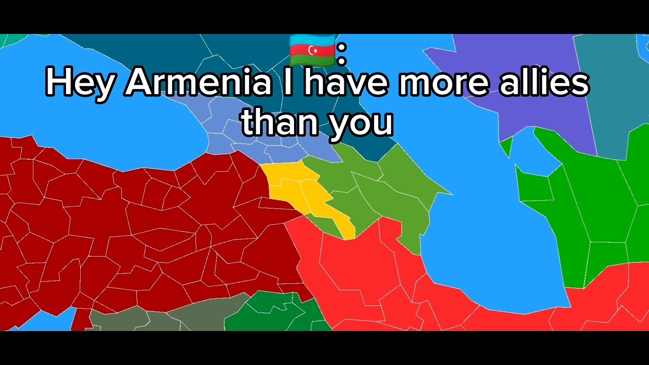 Azerbaijan vs Armenia Which Country has more allies? YouTube