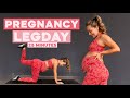Beine &amp; Po Workout für Schwangere (Ohne Geräte)🤰| Pregnancy Leg Day!