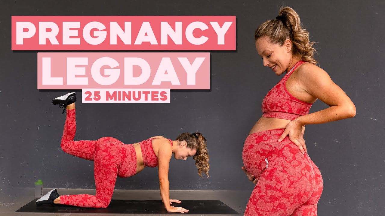 Beine & Po Workout für Schwangere (Ohne Geräte)🤰| Pregnancy Leg Day!