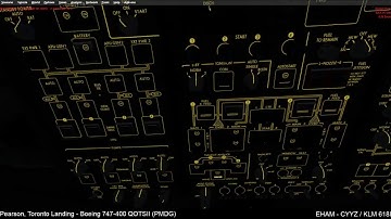 [P3D] PMDG 747 QOTSII - CYYZ Scary Touchdown!
