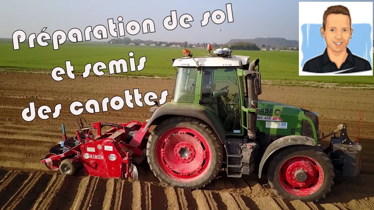 Semis et préparation de sol pour les Carottes 2017