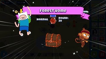 Bloons Adventure Time TD - Lumpy Space : Forest Home (Normal)