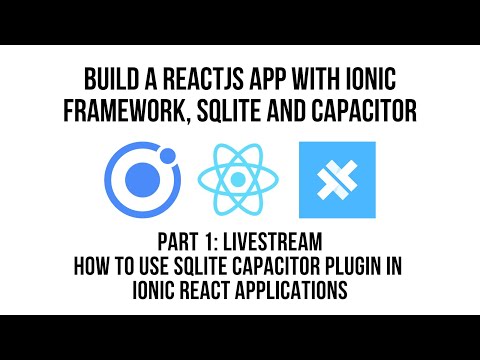 IONIC REACT JS: How To Use SQLite For Preloading Content & Queries Full Tutorial