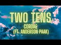 Cordae ft  anderson paak   two tens lyrics