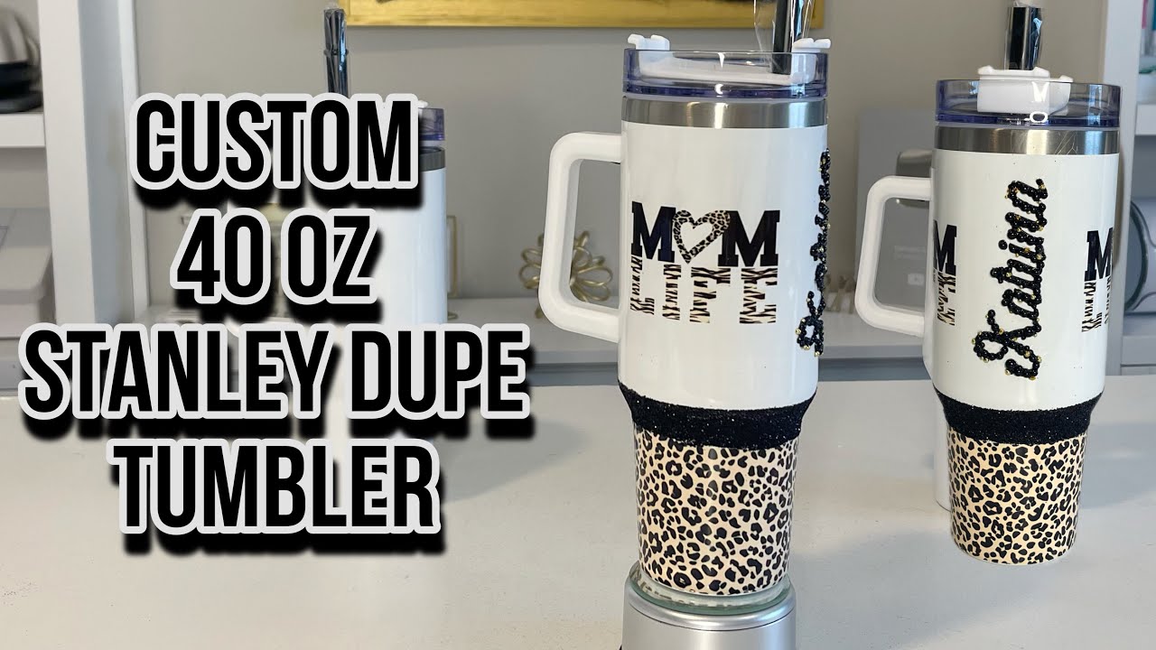 40OZ SUBLIMATION TUMBLER, How to do a Full Sublimation Wrap on a 40oz  Stanley Dupe