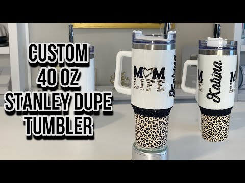 Wholesale Stanley Tumbler Dupe, 40 oz Tumbler, 2.0 Version for