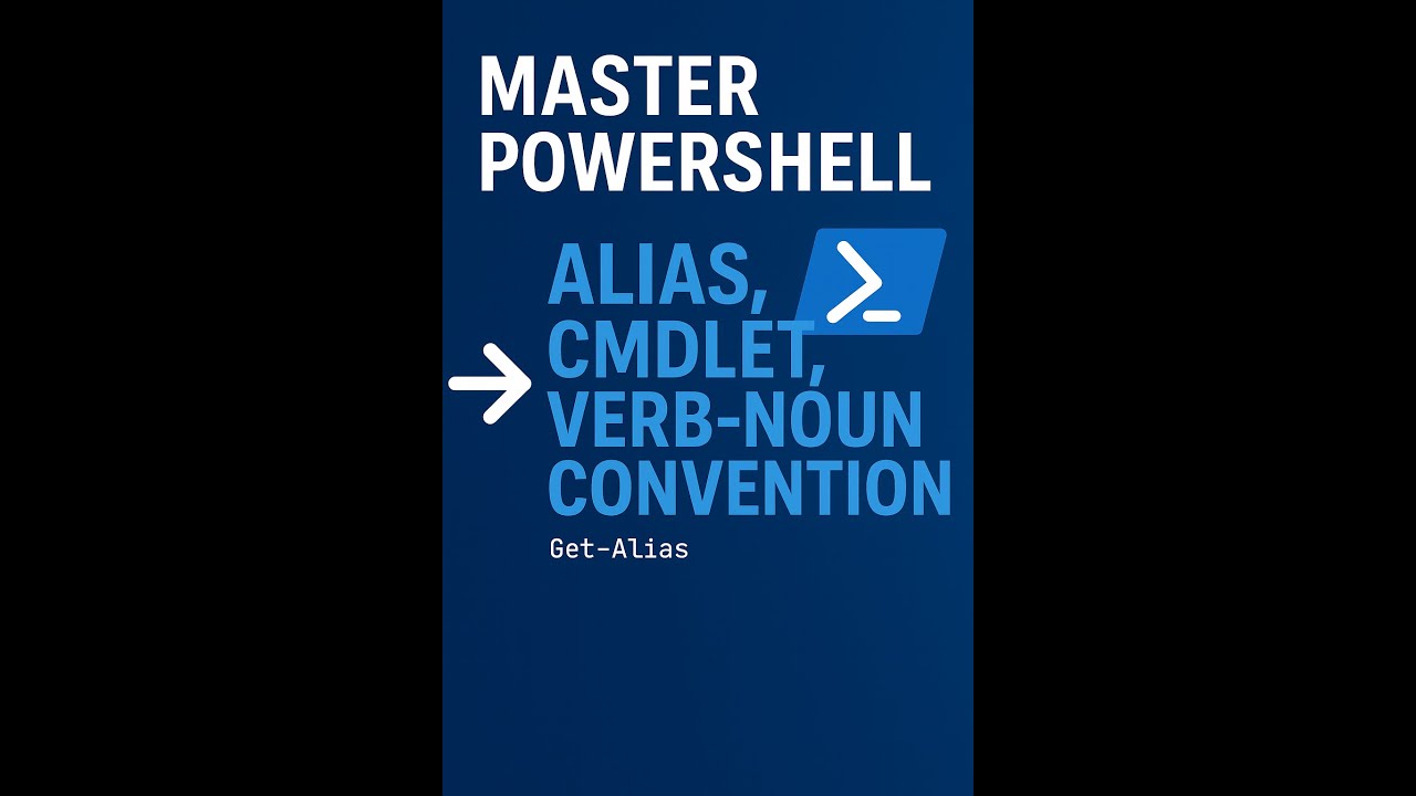 Cmdlets & Aliases Demystified – Boost Your PowerShell Skills - YouTube