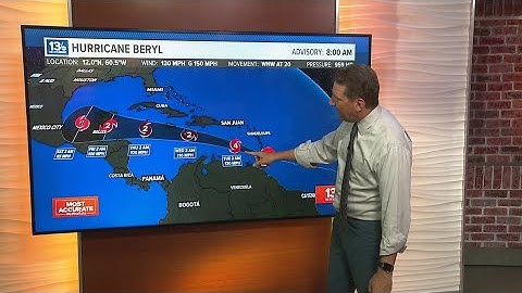In the Tropics: Hurricane Beryl back to a Category 4 Monday morning