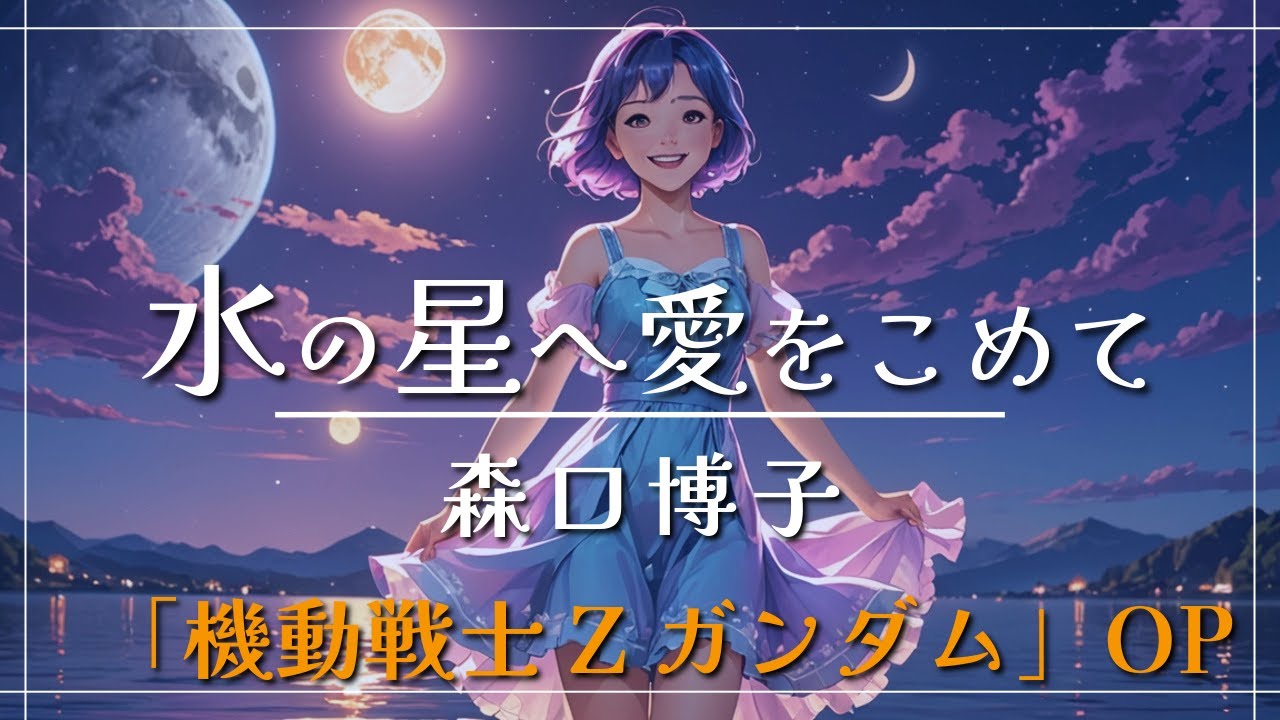 Cover】水の星へ愛をこめて／森口博子 「機動戦士Zガンダム」OP #cover