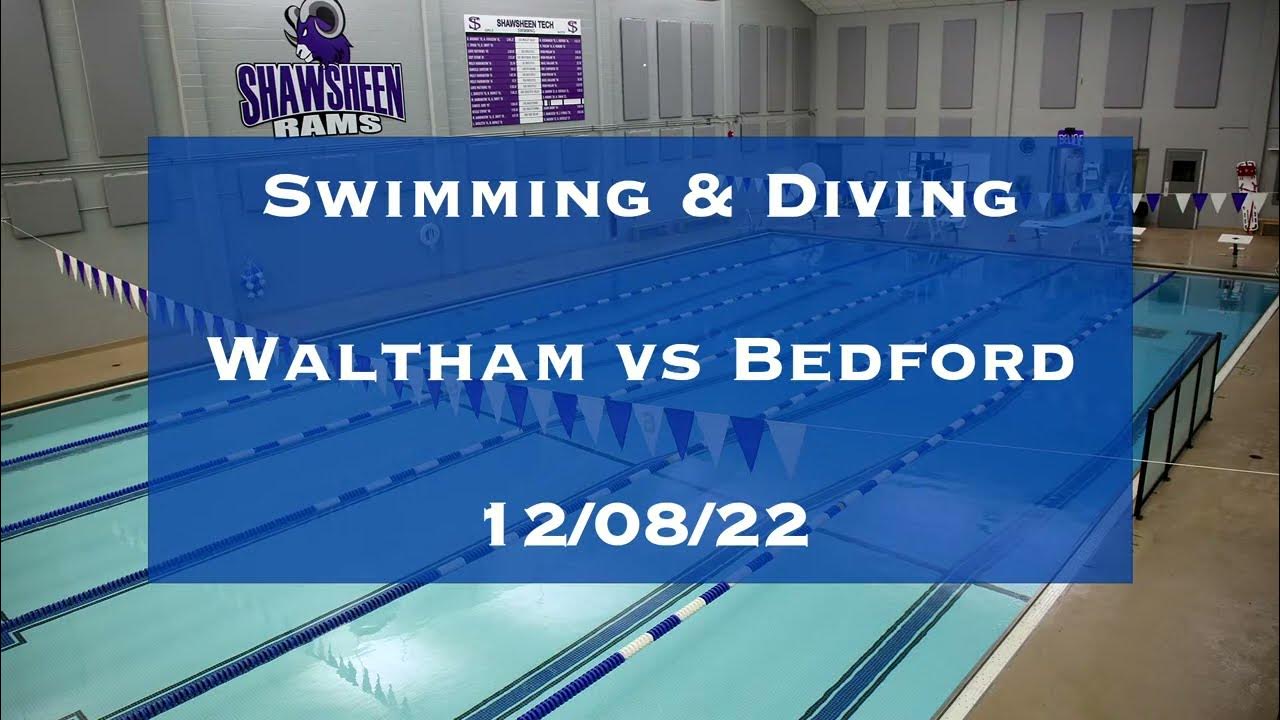 Swimming & Diving Meet 12/8/22 Waltham vs Bedford YouTube