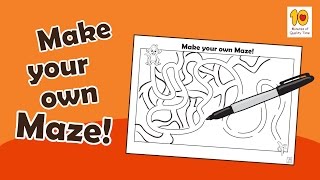Fun Activities to do with your kids at home - Build a Maze