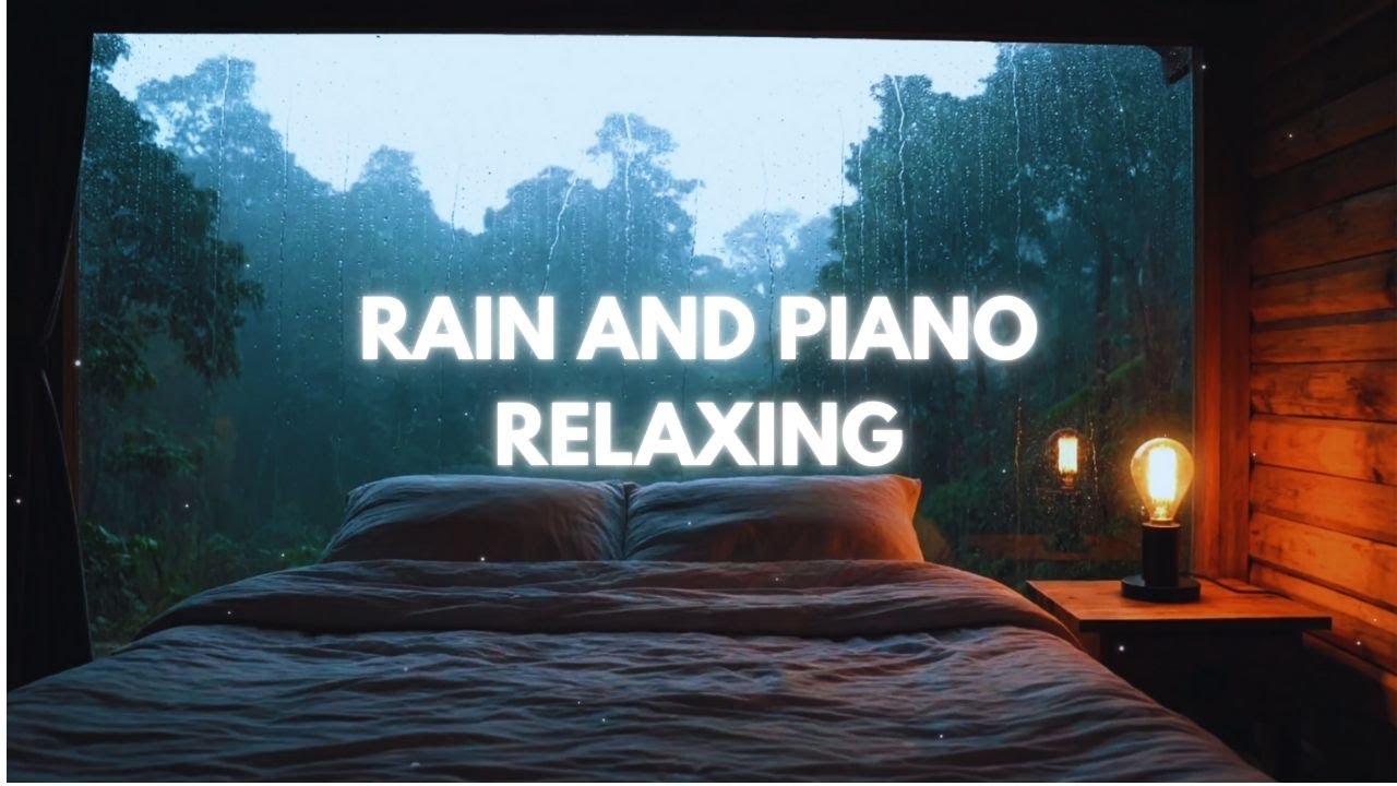 Cozy Rainy Night Piano Music for Deep Relaxation and Calm Sleep - YouTube