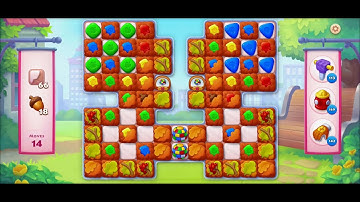 TOWNSHIP   Colorful Puzzle  Match -3  game level # 2111