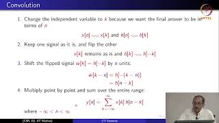 LTI systems, impulse response, and convolution #swayamprabha