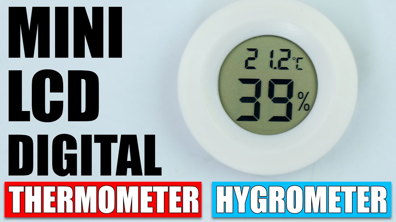 Mini LCD Digital Thermometer With Temperature Sensor/ Digital Temperature  Meter Unboxing & Review 