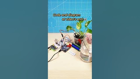 DIY Green: Build Your Own Smart Plant Watering System💦 #arduino #diy #tech #engineering #program