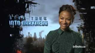 Zoe Saldana - Star Trek Into Darkness Interview HD