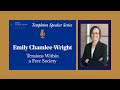 Tensions within a free society  dr emily chamleewright