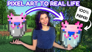 DIY Pixel Art Sculptures NO GLUE NO TAPE! | FULL TUTORIAL