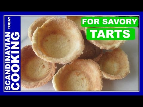 How To Make Easy Tartlet Pastry Base for Savory Tarts 🐣 Danish Easter🌷 Tarteletter opskrift