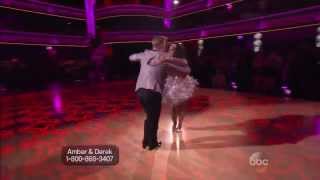 Amber Riley and Derek Hough - Cha Cha Cha - Week 1