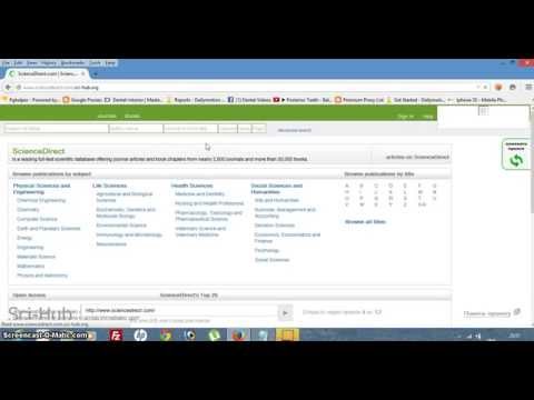 cara men-download setiap artikel dari ScienceDirect gratis ..