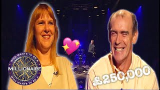 Contestant's Wife Loves Him Winning A Quarter Of a Million! | Who Wants To Be A Millionaire?