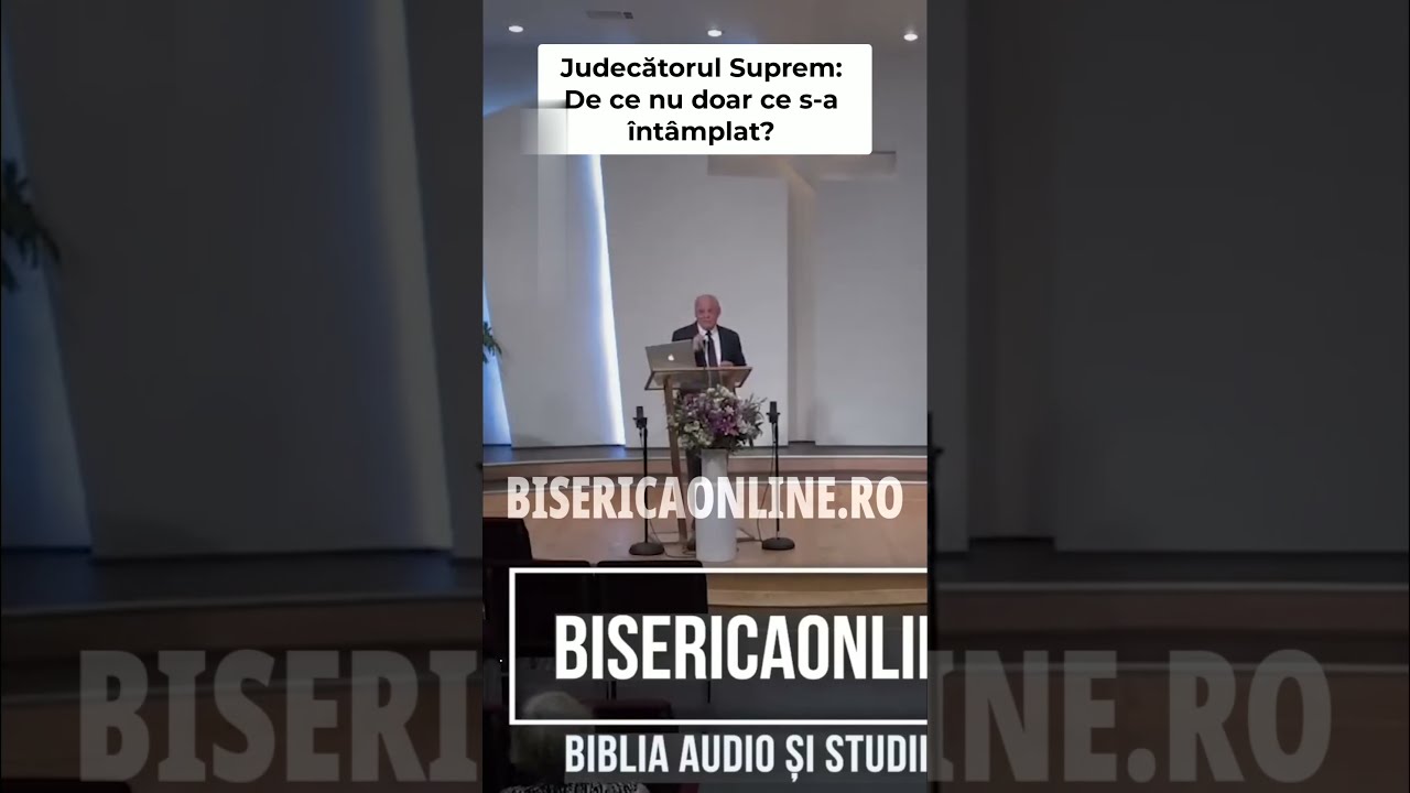 Judecătorul Suprem - Adevărul Dincolo de Aparențe - Nicu Butoi #predici #shorts
