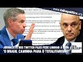 Jornalista que denunciou perseguições de Moraes internacionalmente reage após nova arbitrariedade...