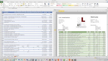 Xactimate Estimate in Excel
