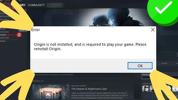 Fix origin is not installed and is required to play your game. please reinstall origin
