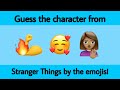 Guess the Stranger Things character by the emoji! ❤✌😁