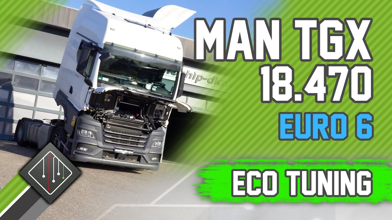 MAN TGX 18.470 Euro 6 | ECO-Softwareoptimierung | MAHA LKW Prüfstand | mcchip-dkr