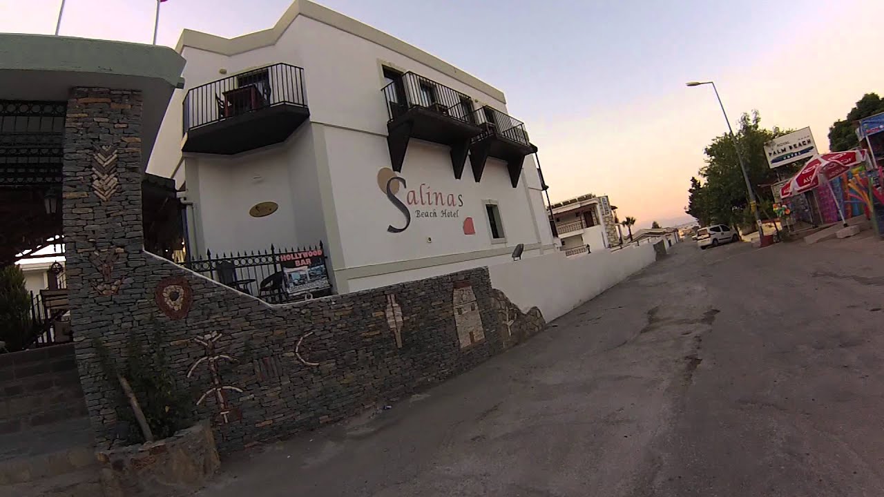 Video review Poseidon suites Gumbet June 2015 road to Coconut beach