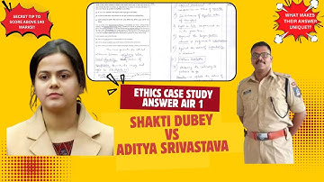 Aditya Srivastava vs Shakti Dubey: het echte geheim achter 140+ in Ethics GS4!
