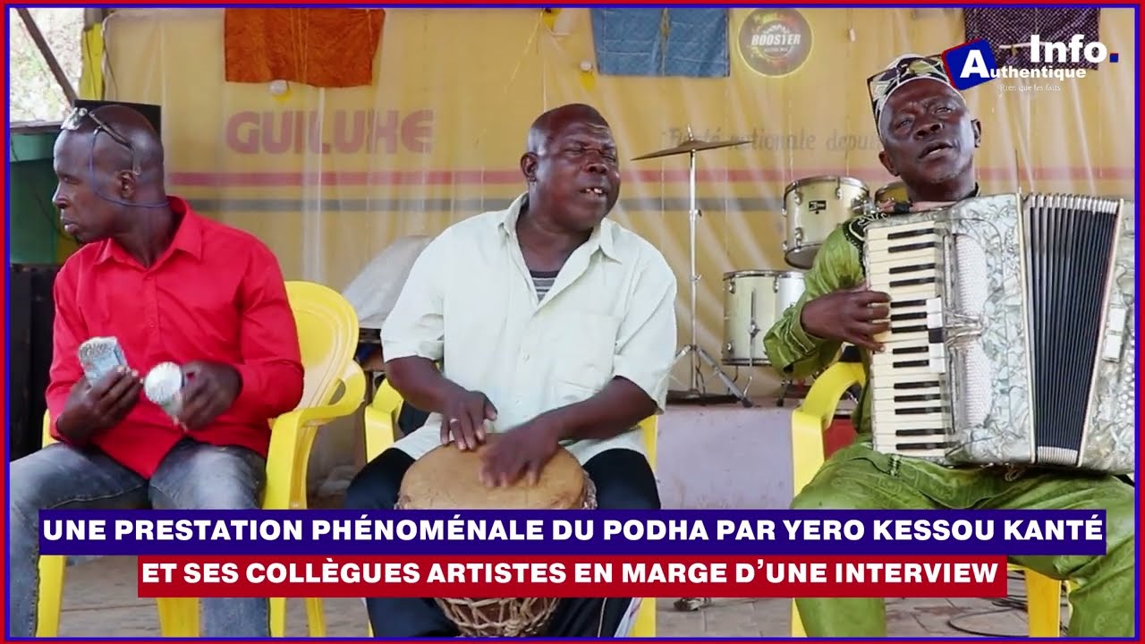 🚨🇬🇳| Une prestation phénoménale du Podha par Yéro Kessou KANTE et ses collègues artistes ✅