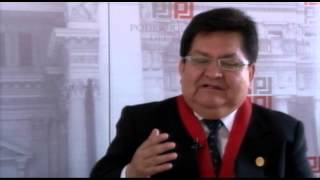 Entrevista al Presidente de la Corte de Tacna   Video