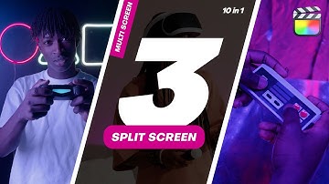 Multiscreen (3 split-screen) | Final Cut Pro & Apple Motion Template | Tutorial