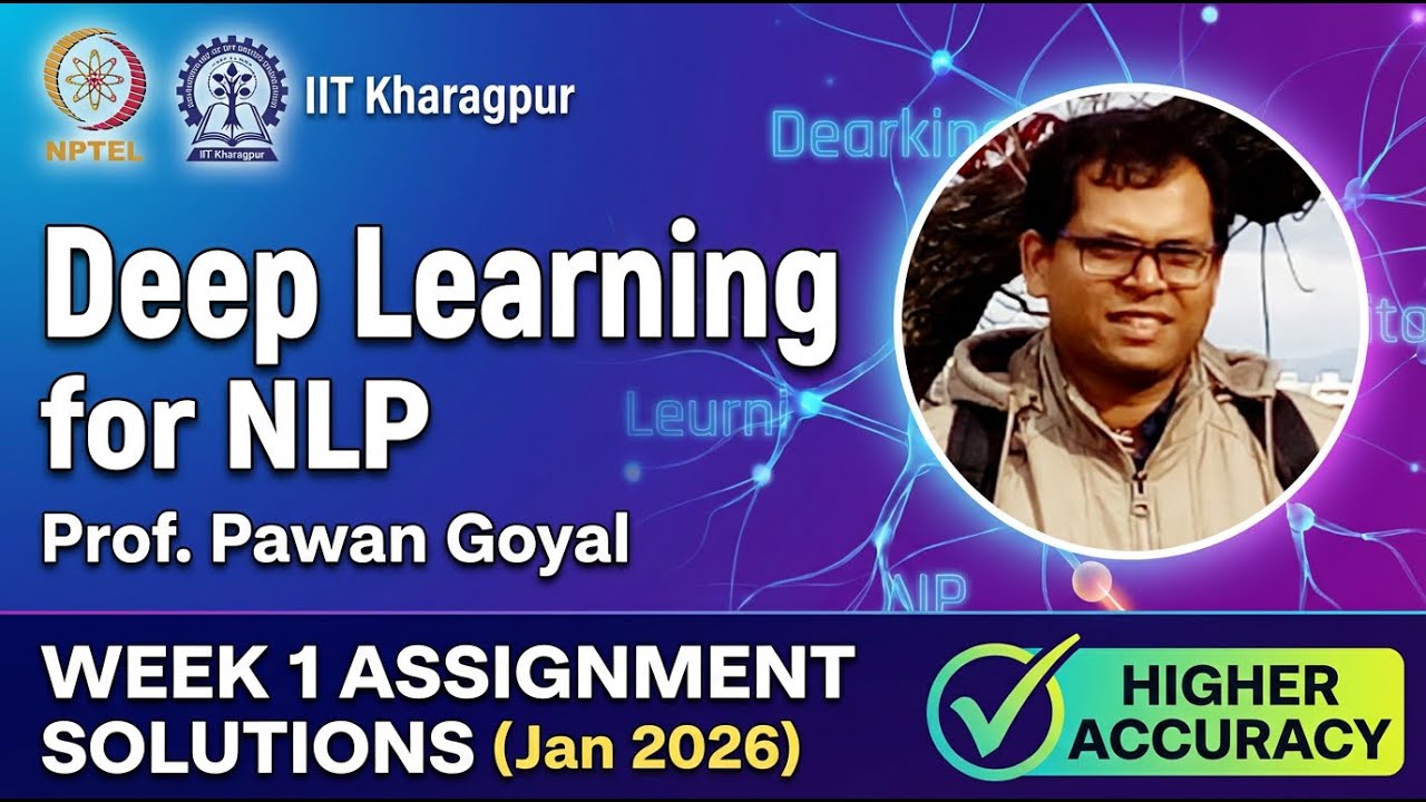 NPTEL: Deep Learning for Natural Language Processing | Week 1 ...