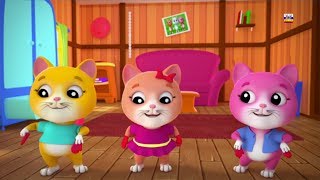 ⁣три маленьких котята детские рифмы для детей котята песня в России Cat Rhyme Three Little Kittens