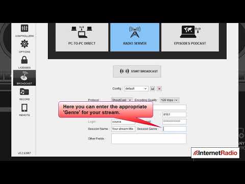 Configuring Virtual DJ for SHOUTcast and IceCast servers (Internet Radio)