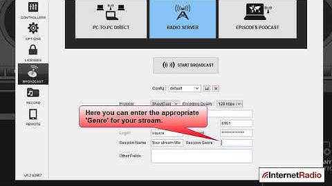Configuring Virtual DJ for SHOUTcast and IceCast servers (Internet Radio)