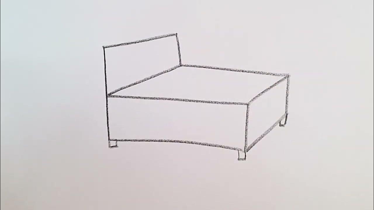 how to draw bed drawing easy step by stepaaravdrawingcreative1112 YouTube