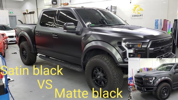 Satin Black VS Matte Black 