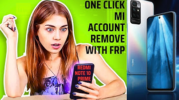 Redmi note 10 prime permanent mi account remove , frp , pattern ,pin by UMT